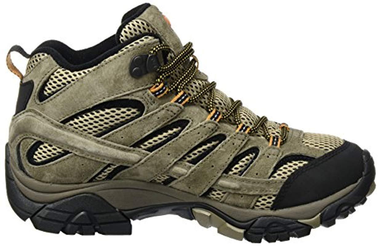 merrell men's moab 2 smooth mid gtx high rise hiking boots