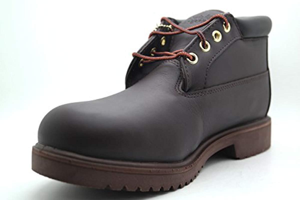 Timberland Newman Premium Waterproof Chukka Boots in Brown for Men | Lyst