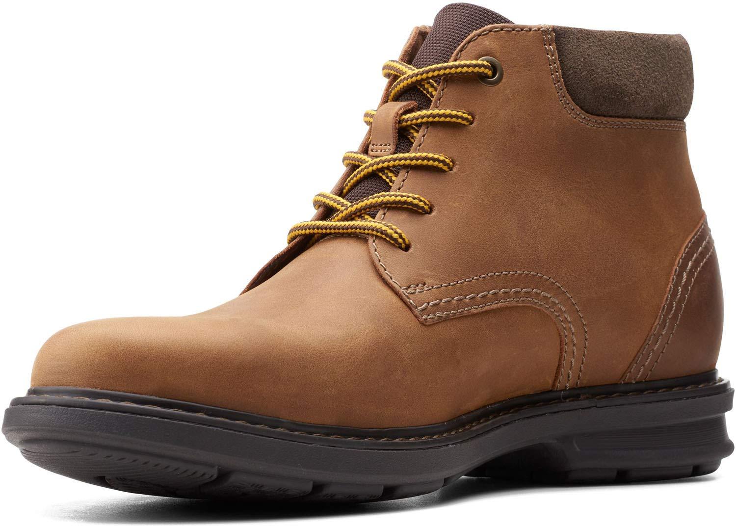 Clarks Leather S Rendell Work Boots in Dark Brown Leather (Brown) for Men -  Save 43% - Lyst