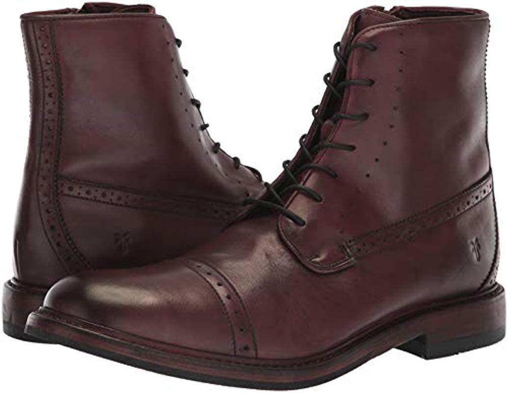 frye murray lace up