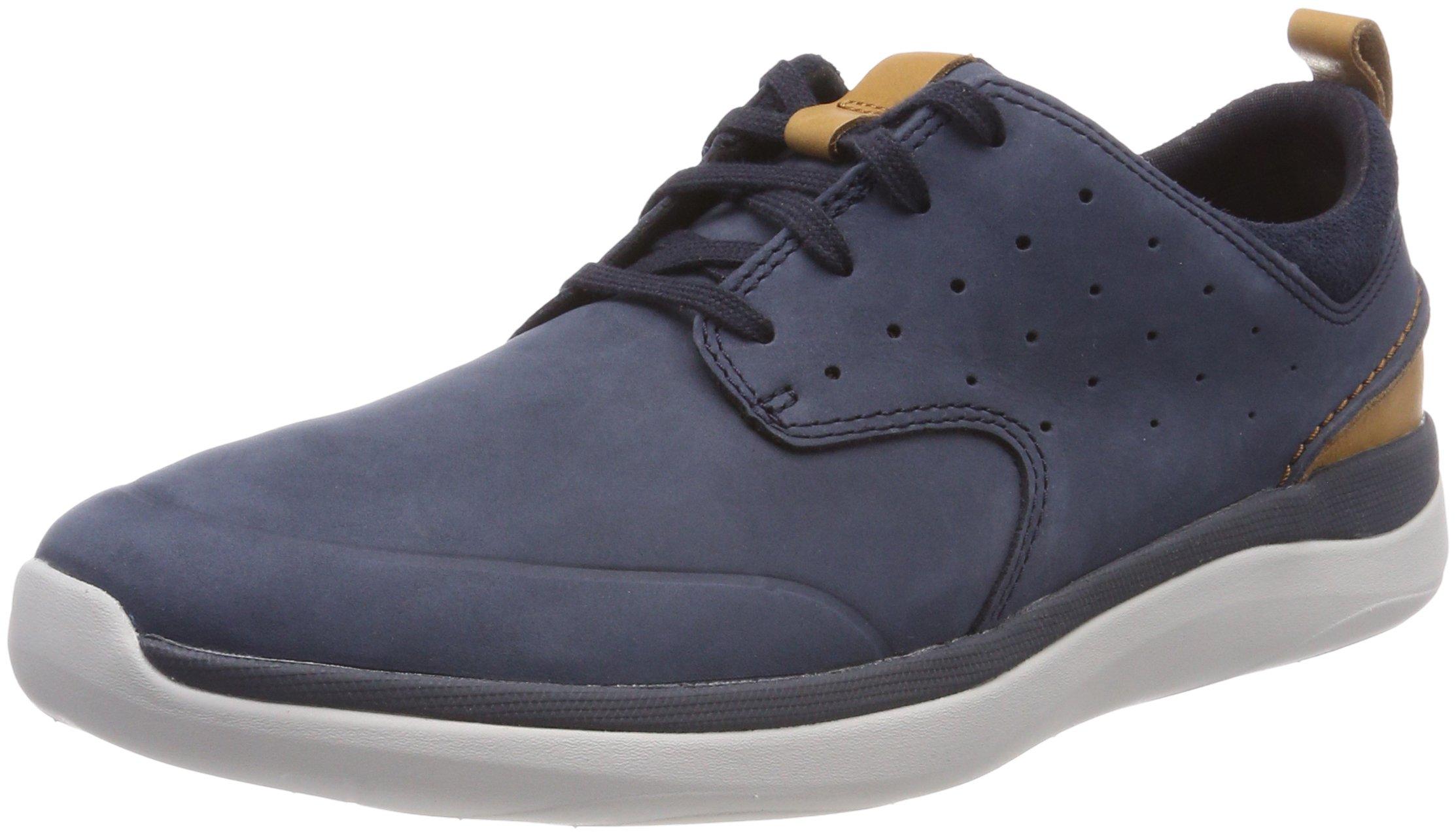 Clarks Garratt Lace Nubuck Shoes In Navy in Blue for Men Lyst UK