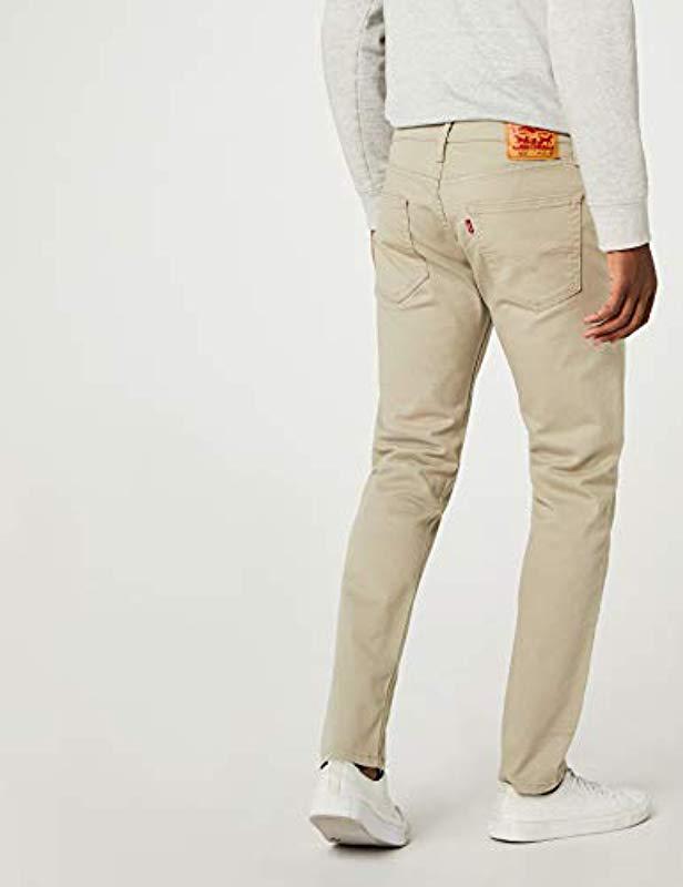 Jean levis beige homme sale