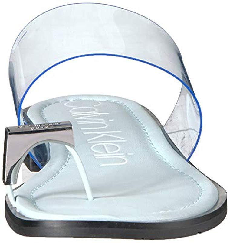 calvin klein women's tamar flat sandals