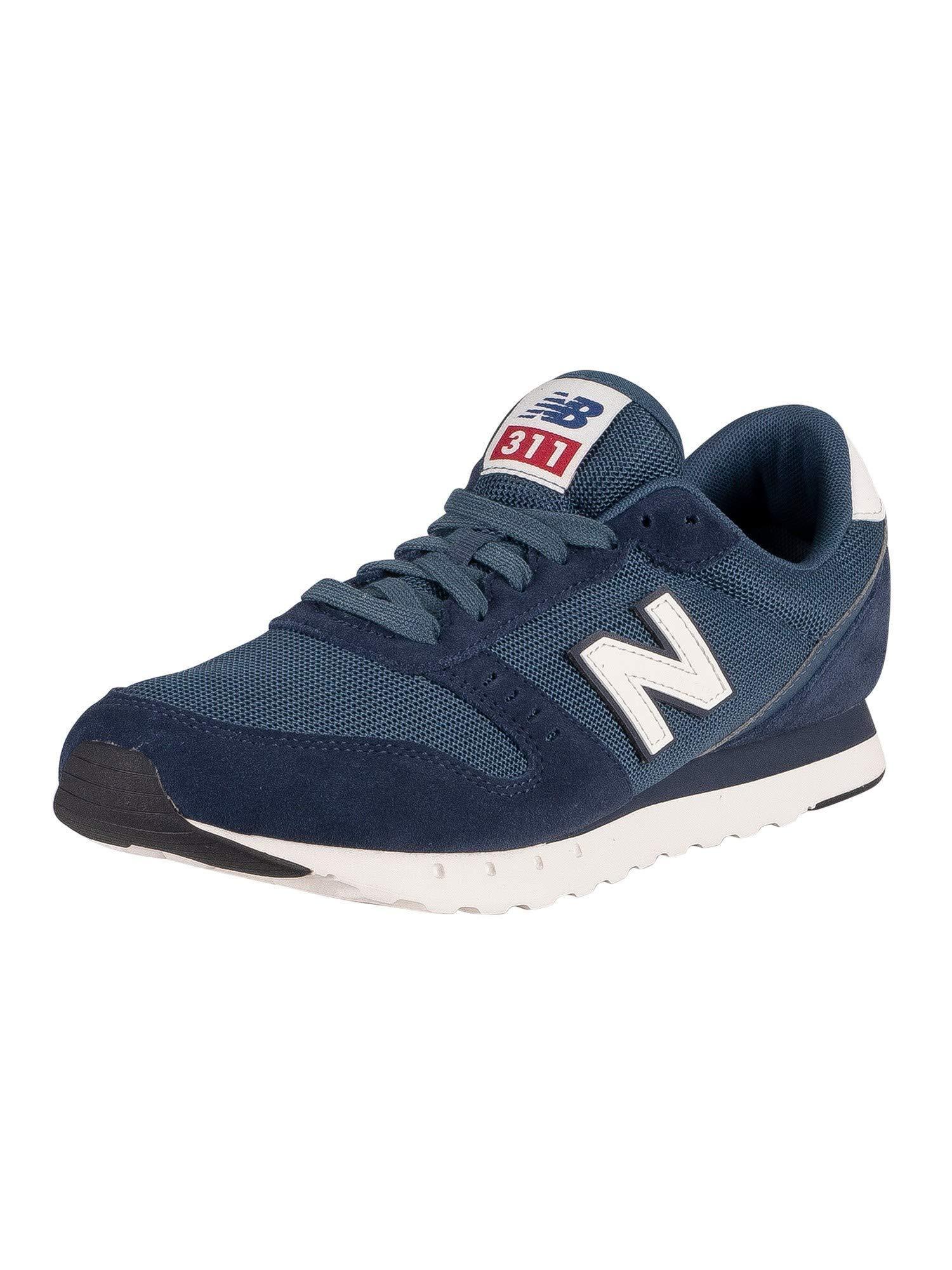 New Balance Suede Mens 311 V2 Sneaker in Natural Indigo/Stone Blue ...