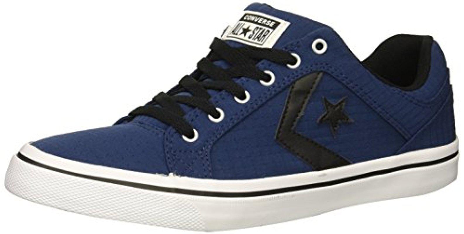 Converse El Distrito Ripstop Canvas Low Top Sneaker In Blue For Men Lyst