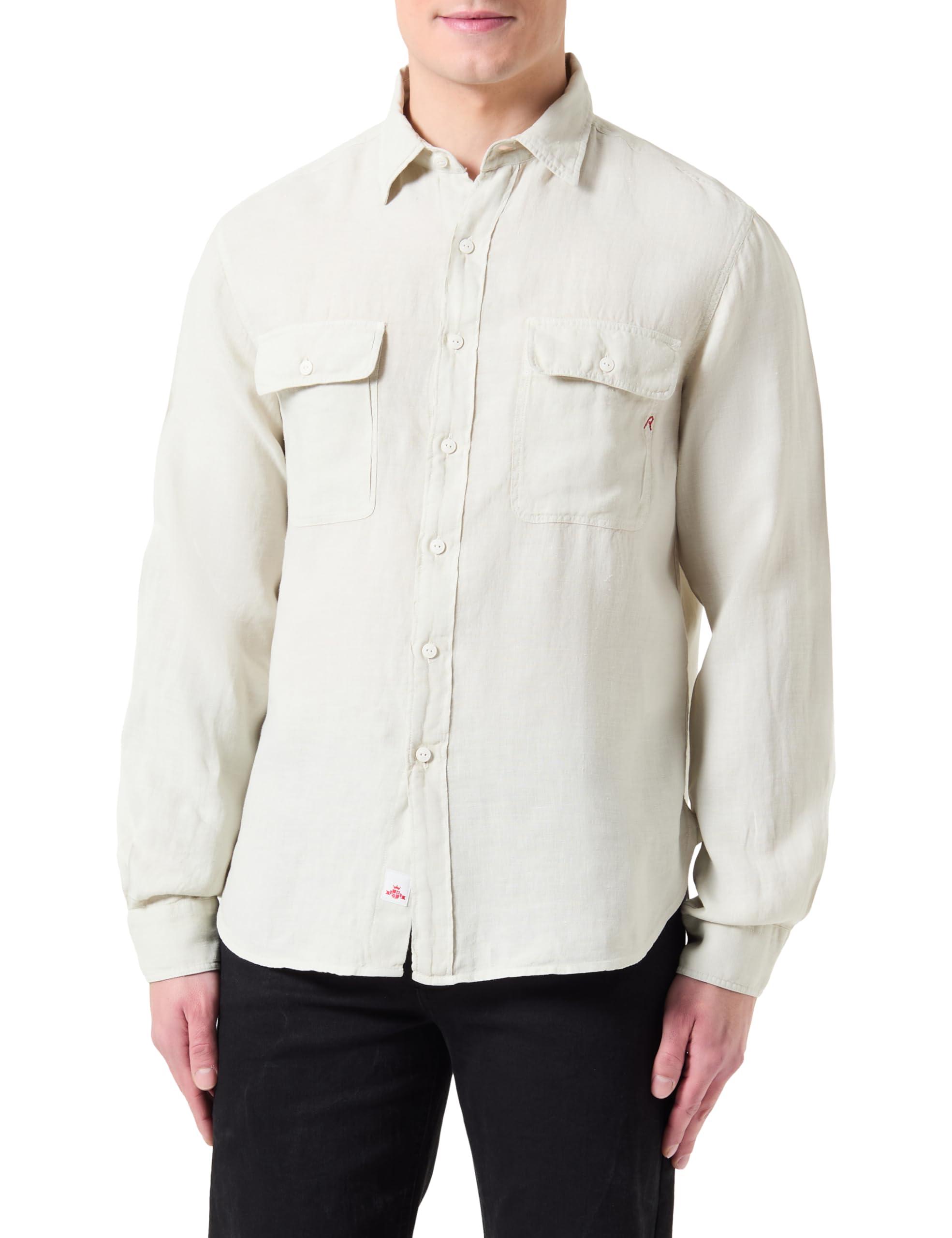 Replay SHIRT - Hemd - Stone/taupe