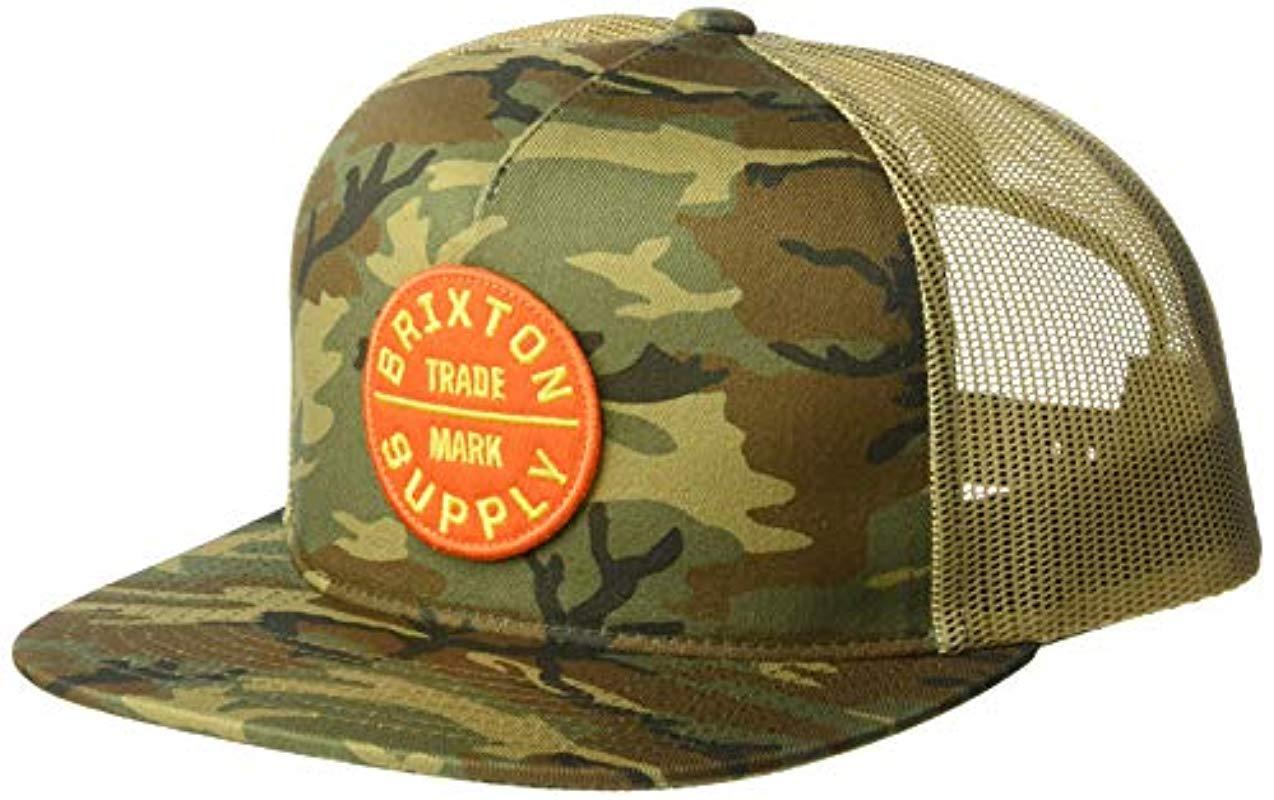 brixton camo hat