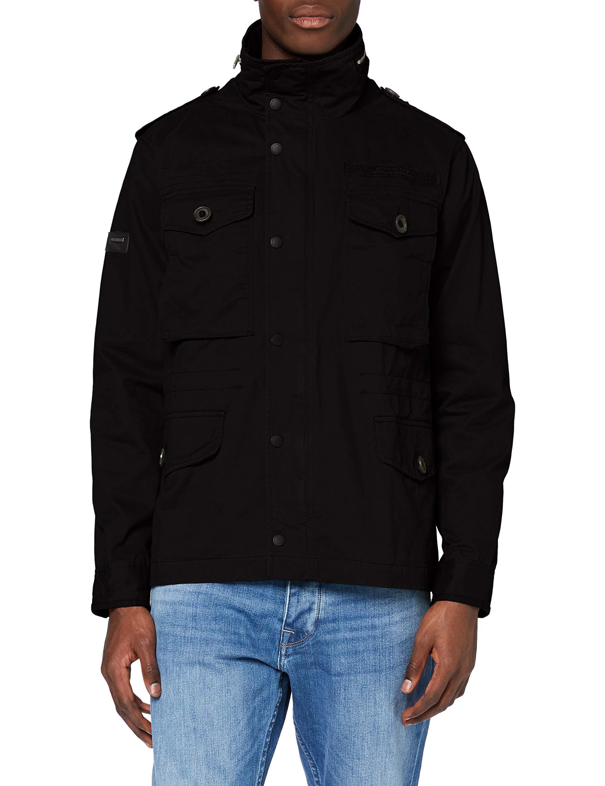 Superdry Cotton Field Jacket in Beige (Black) for Men Save 72 Lyst