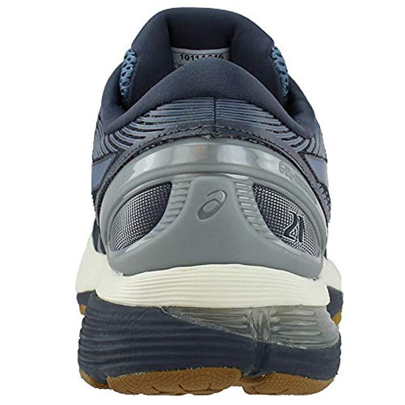 asics gel nimbus 21 tarmac steel blue