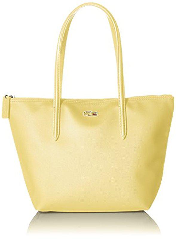 lacoste yellow bag