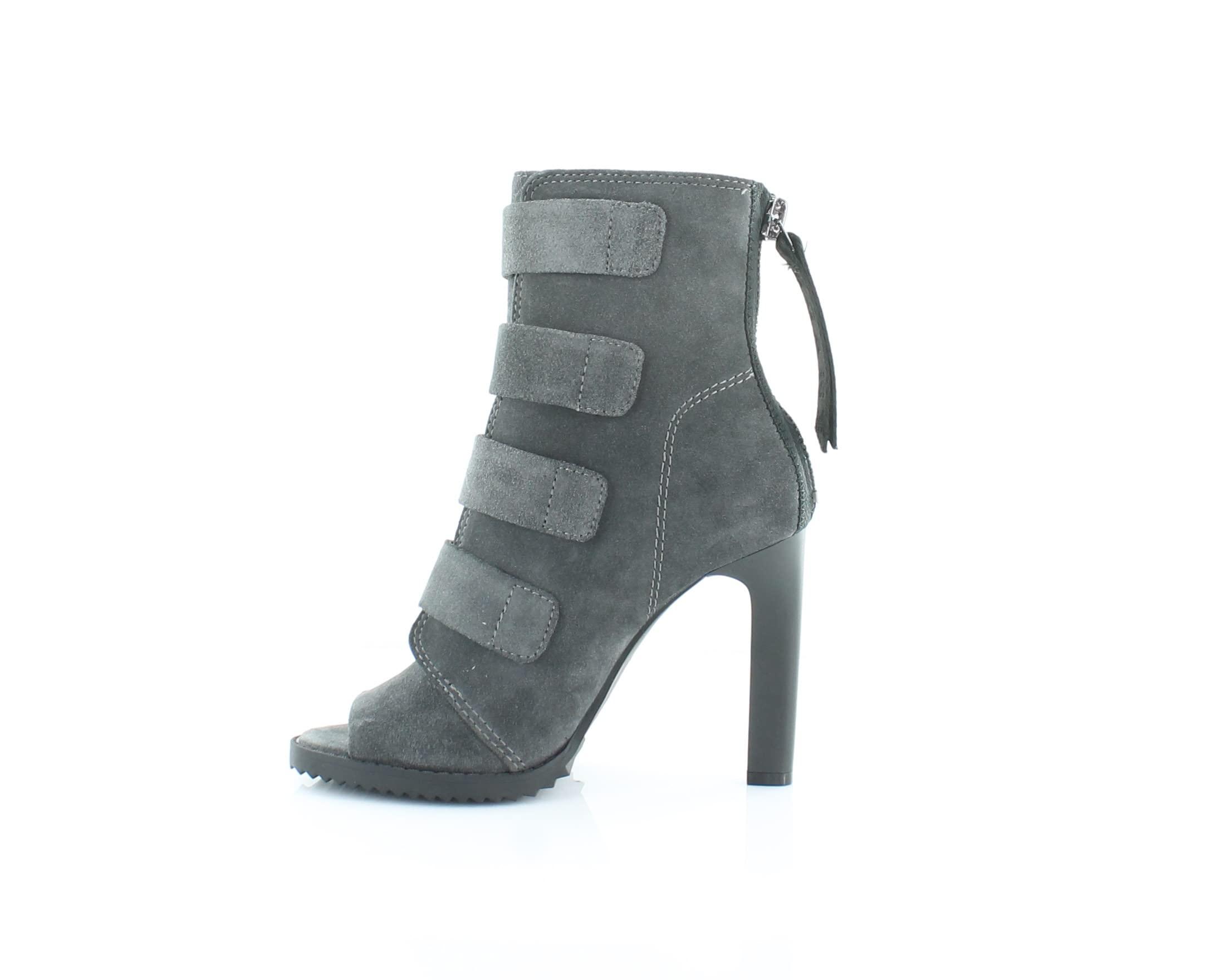 DKNY Blake Lug Sole Peep-toe Booties | Lyst