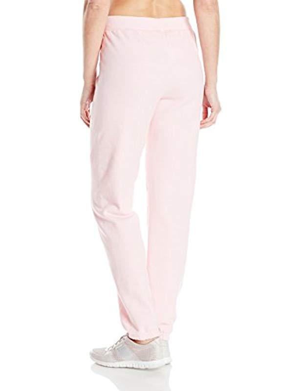 pink hanes sweatpants