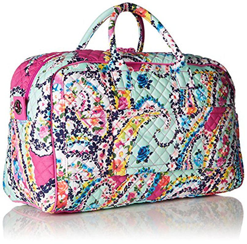 vera bradley wildflower paisley weekender