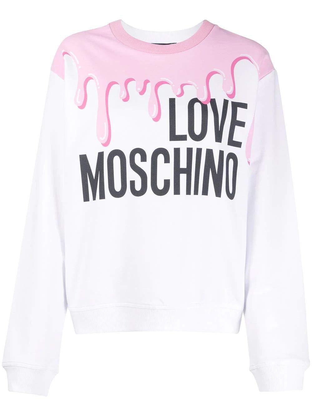 love moschino rose jumper