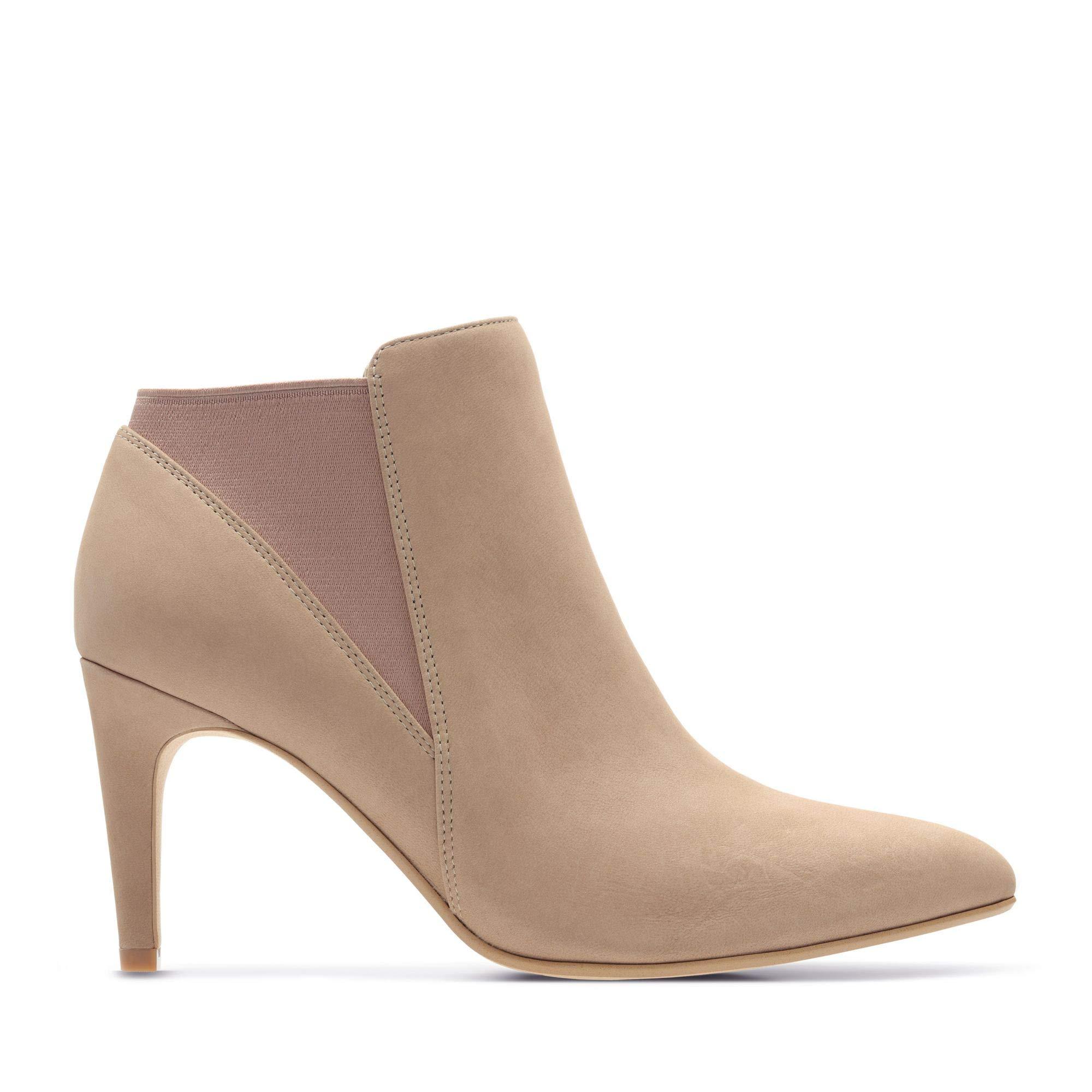 Clarks Leather Laina Violet Ankle Boots in Beige (Natural) | Lyst UK