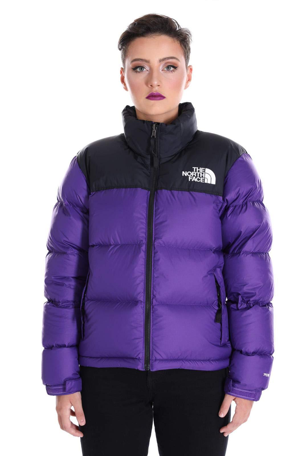 Piumino Cropped "womens Nuptse" di The North Face in Viola | Lyst