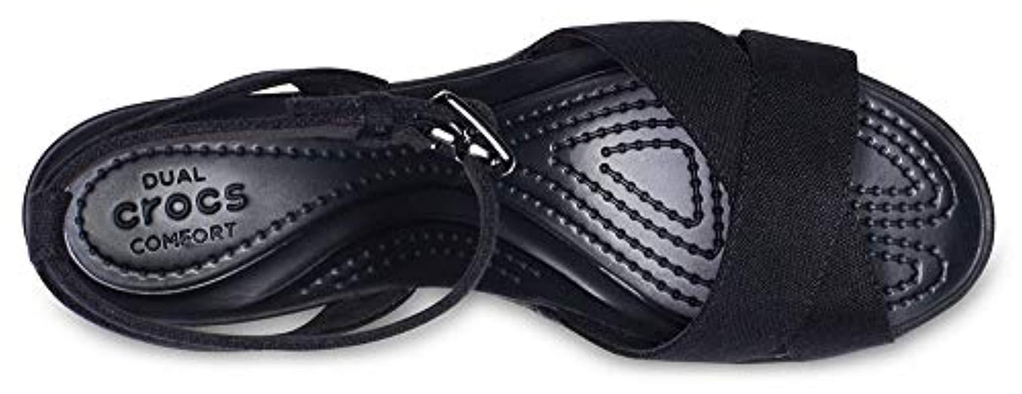 Crocs dual comfort wedge sales