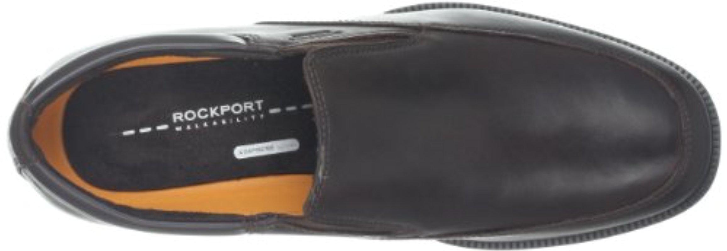 rockport essential details waterproof slip on
