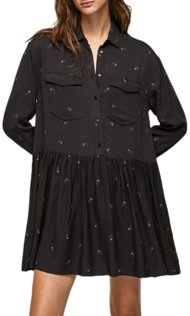 Pepe Jeans Paola Ls Dresses in Black | Lyst UK