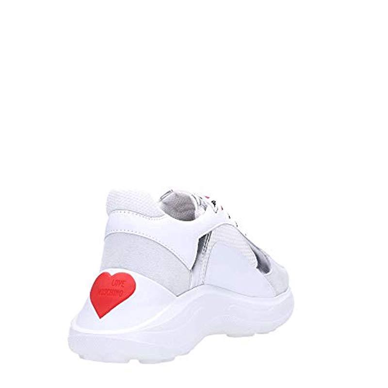 Love Moschino Leather Shoes Sneakers Platform