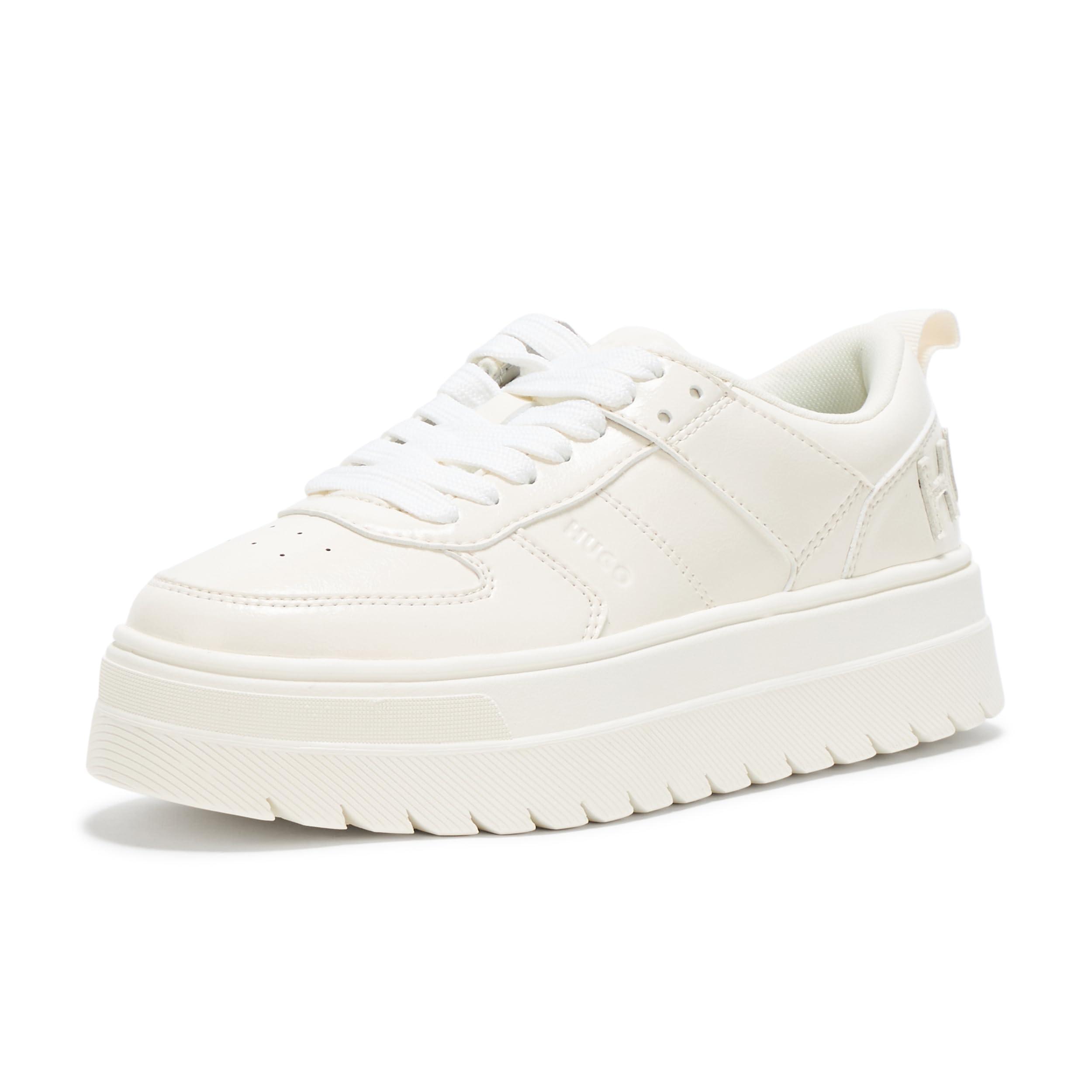 Platform Sole Hugo Boss Woman Shoes Platform-sole Trainers With