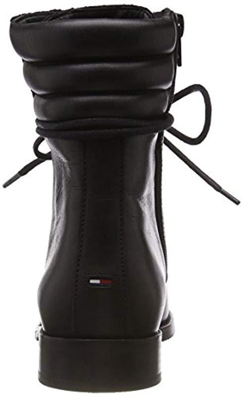 tommy hilfiger studs classic lace up boot