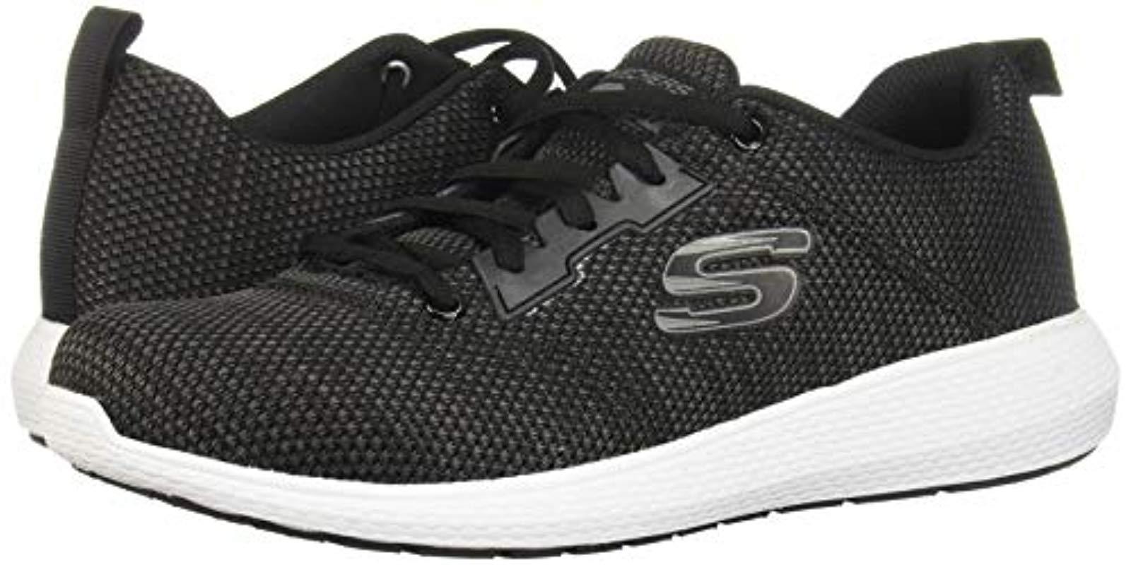 skechers black summit trainers