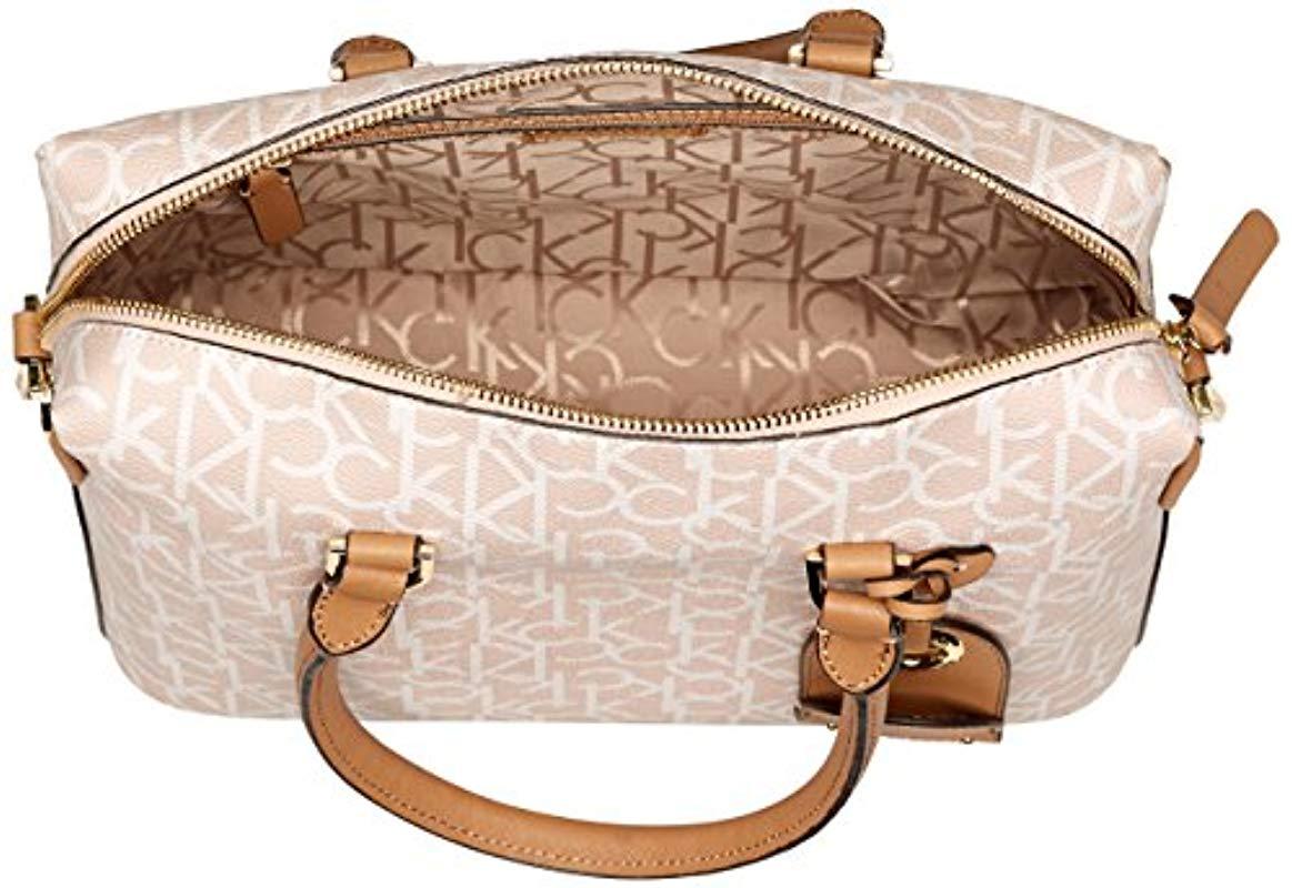 calvin klein sabrina east west satchel