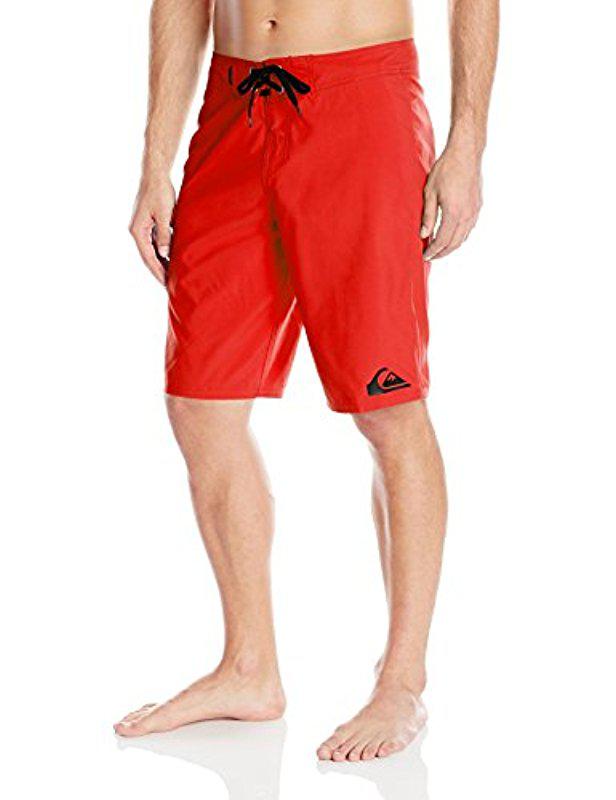 Quiksilver Suede Everyday 21 Inch Boardshort in Red for Men - Lyst