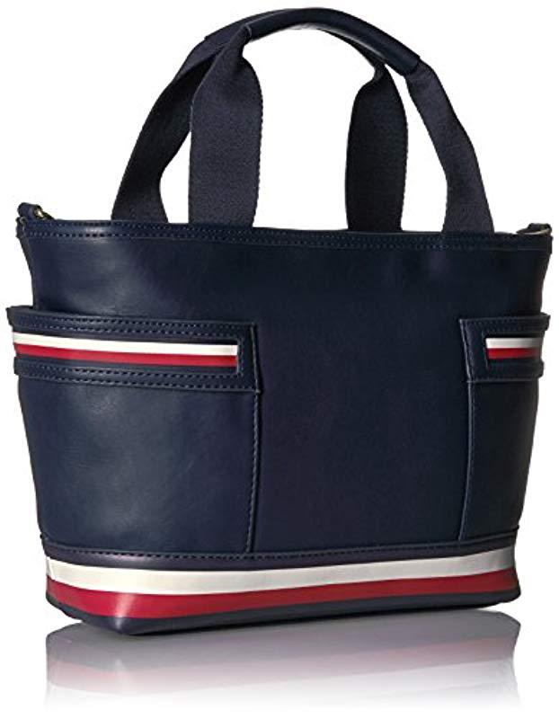 tommy hilfiger navy blue purse