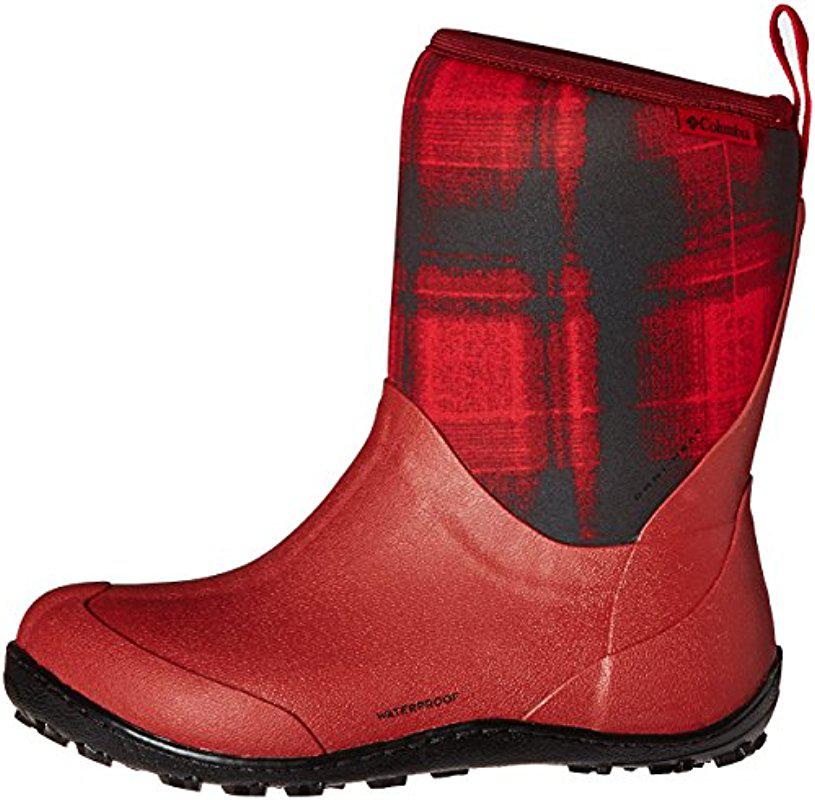 Columbia Womens Snowpow Mid Print Omni-Heat Snow Boot