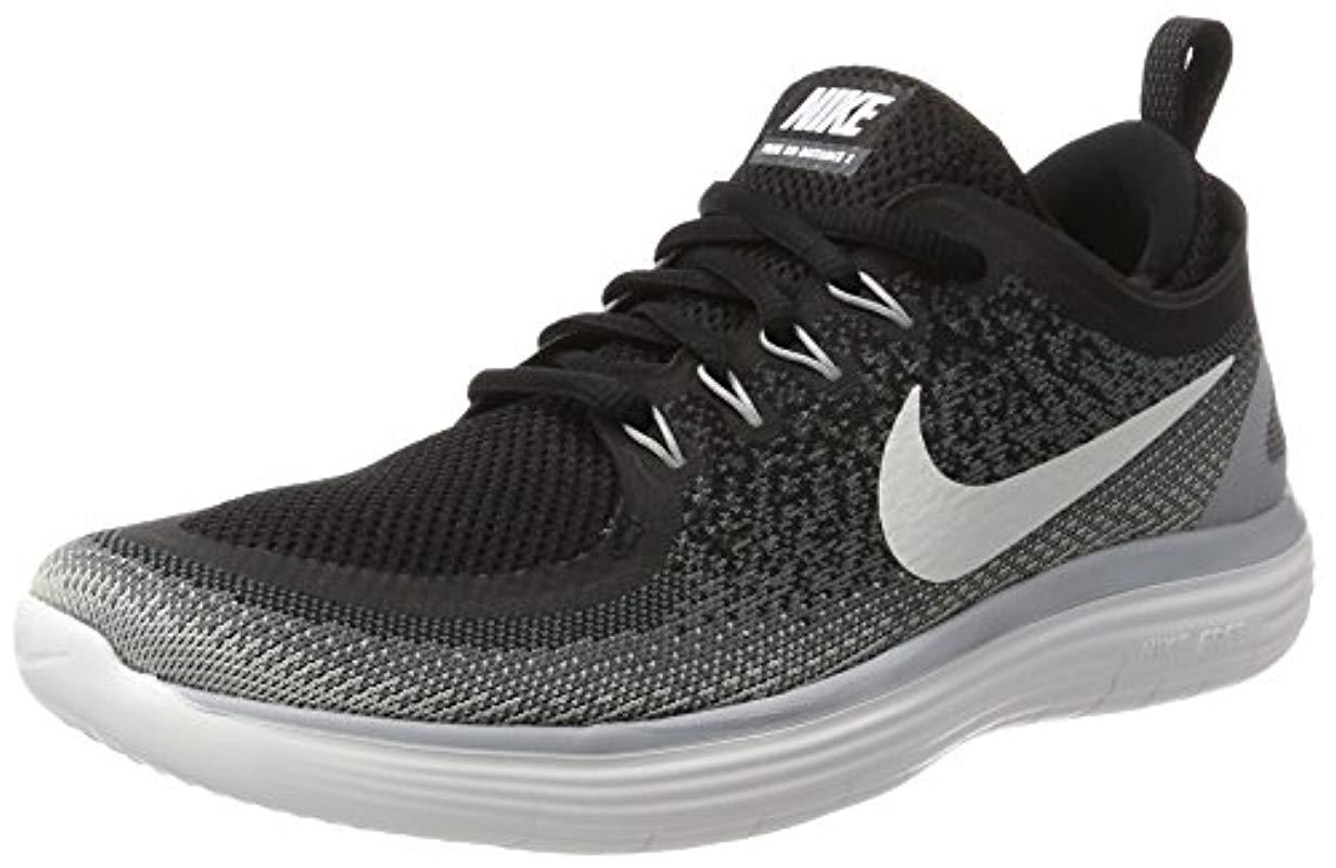 Nike Free Rn Distance 2 Running in Black (Black/Cool Grey/Dark Grey (Grey)  - Lyst