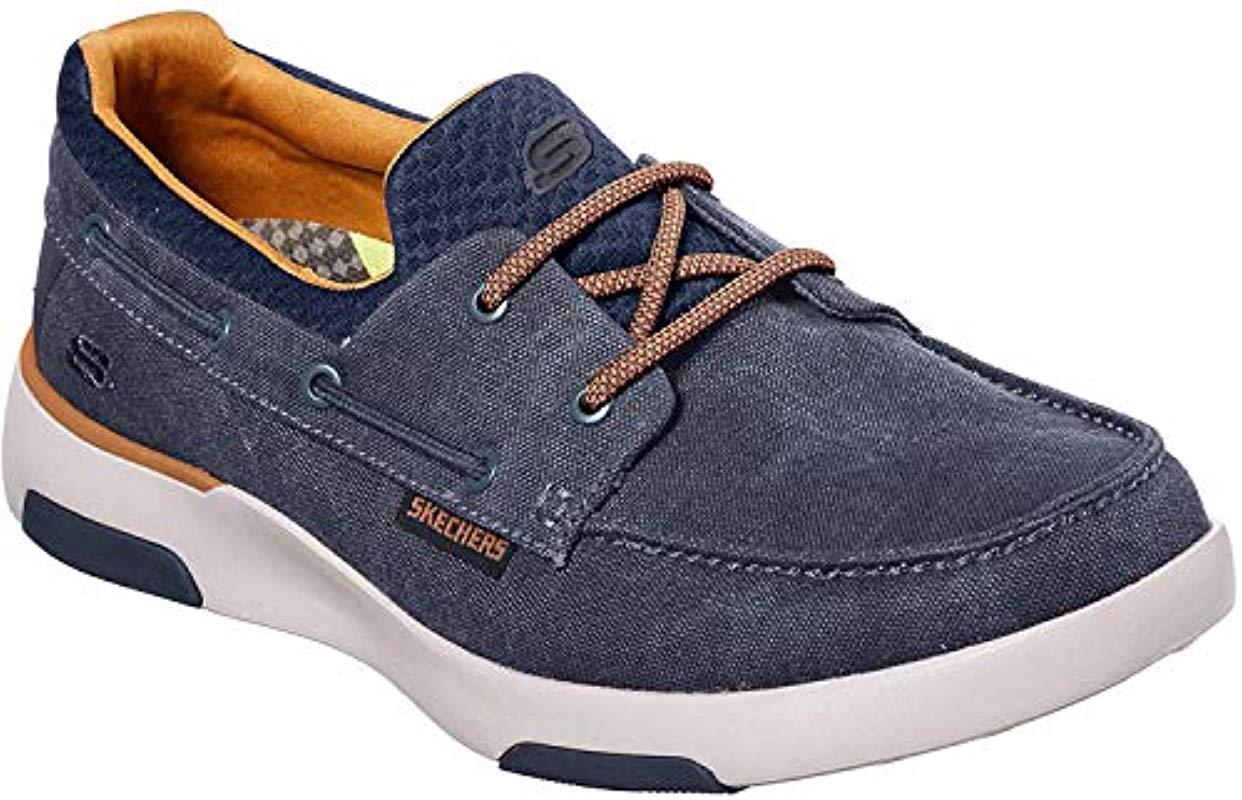 Skechers Garmo Navy in Blue for Men 