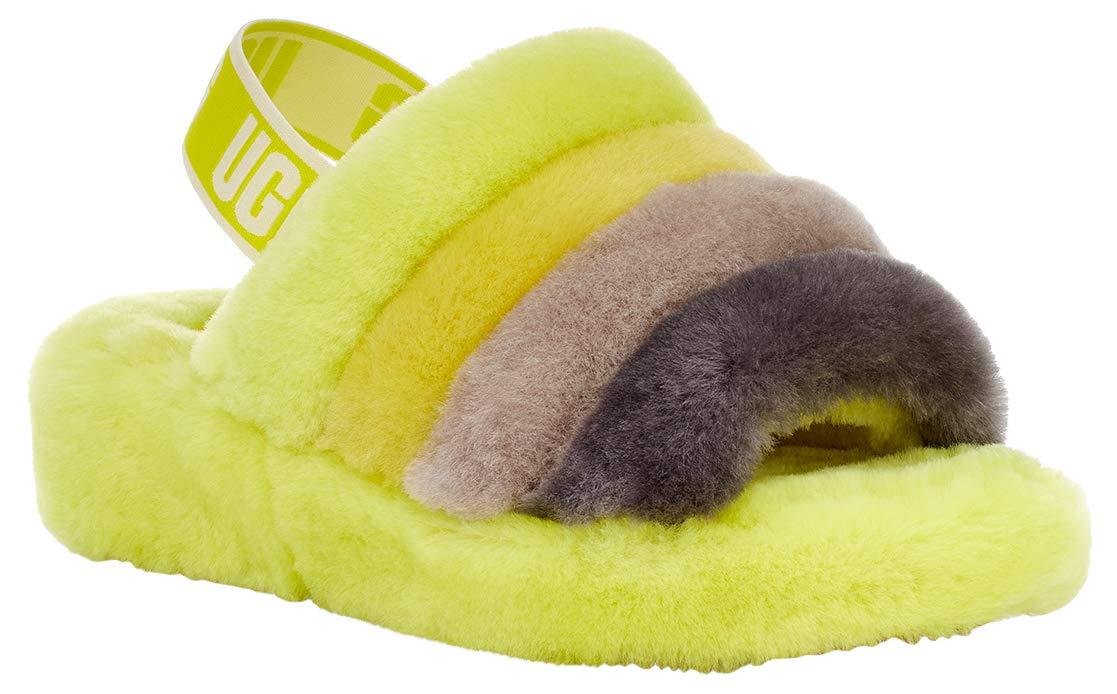ugg fluff yeah slide yellow