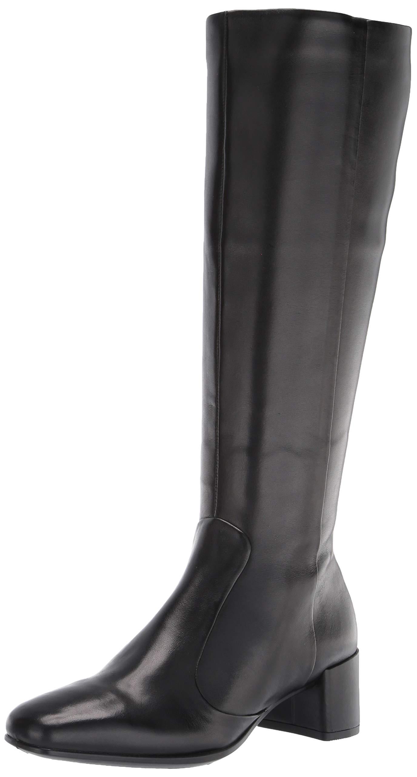 Ecco Leather Shape 35 Squared Tall Boot Fashion in Black | Lyst