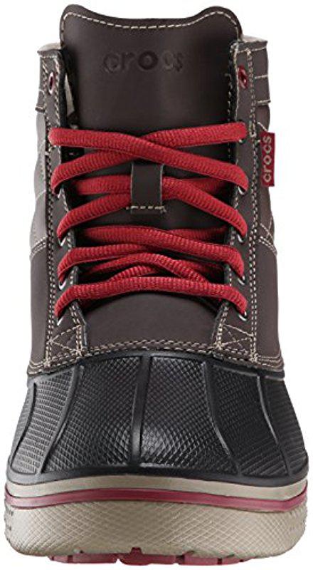 crocs duck boots mens