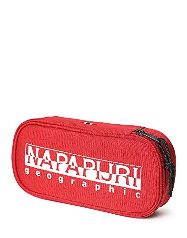 Napapijri HAPPY PENCIL CASE Astuccio Blu 22 cm Blu Marine