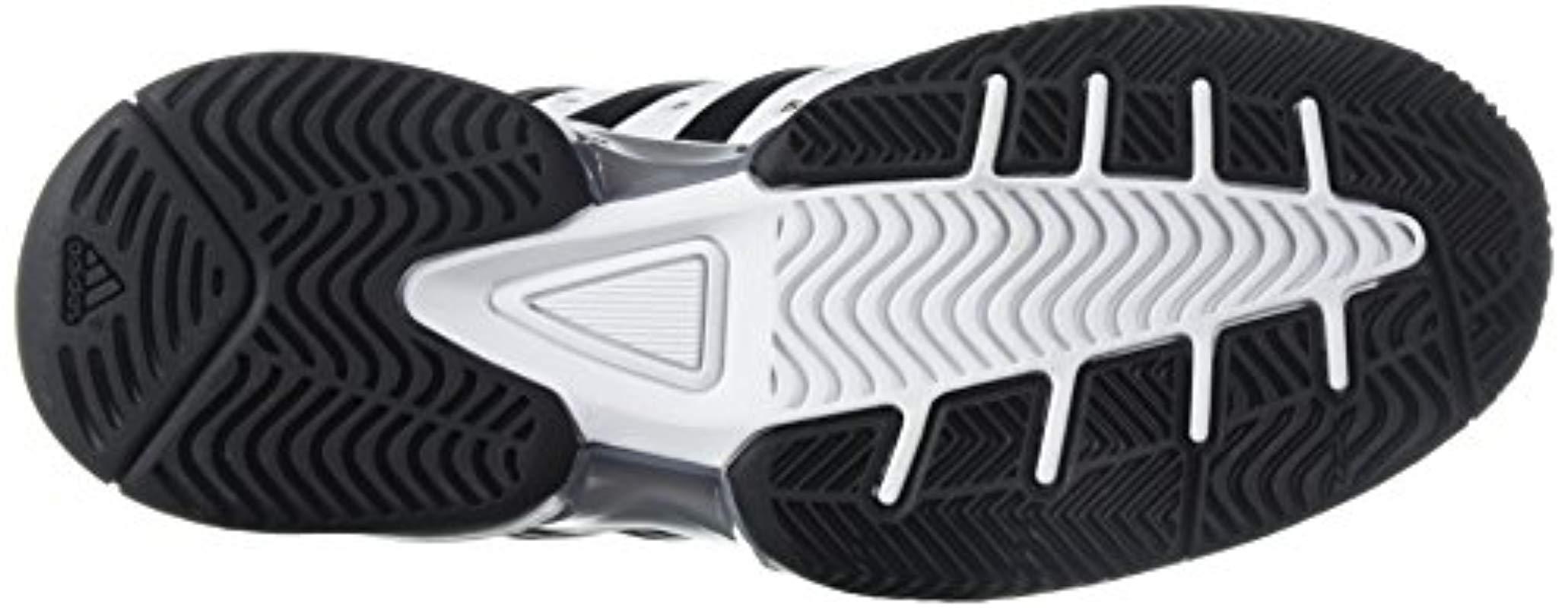 adidas Barricade Classic Wide 4e Tennis Shoe,white/black/mid Us for Men |