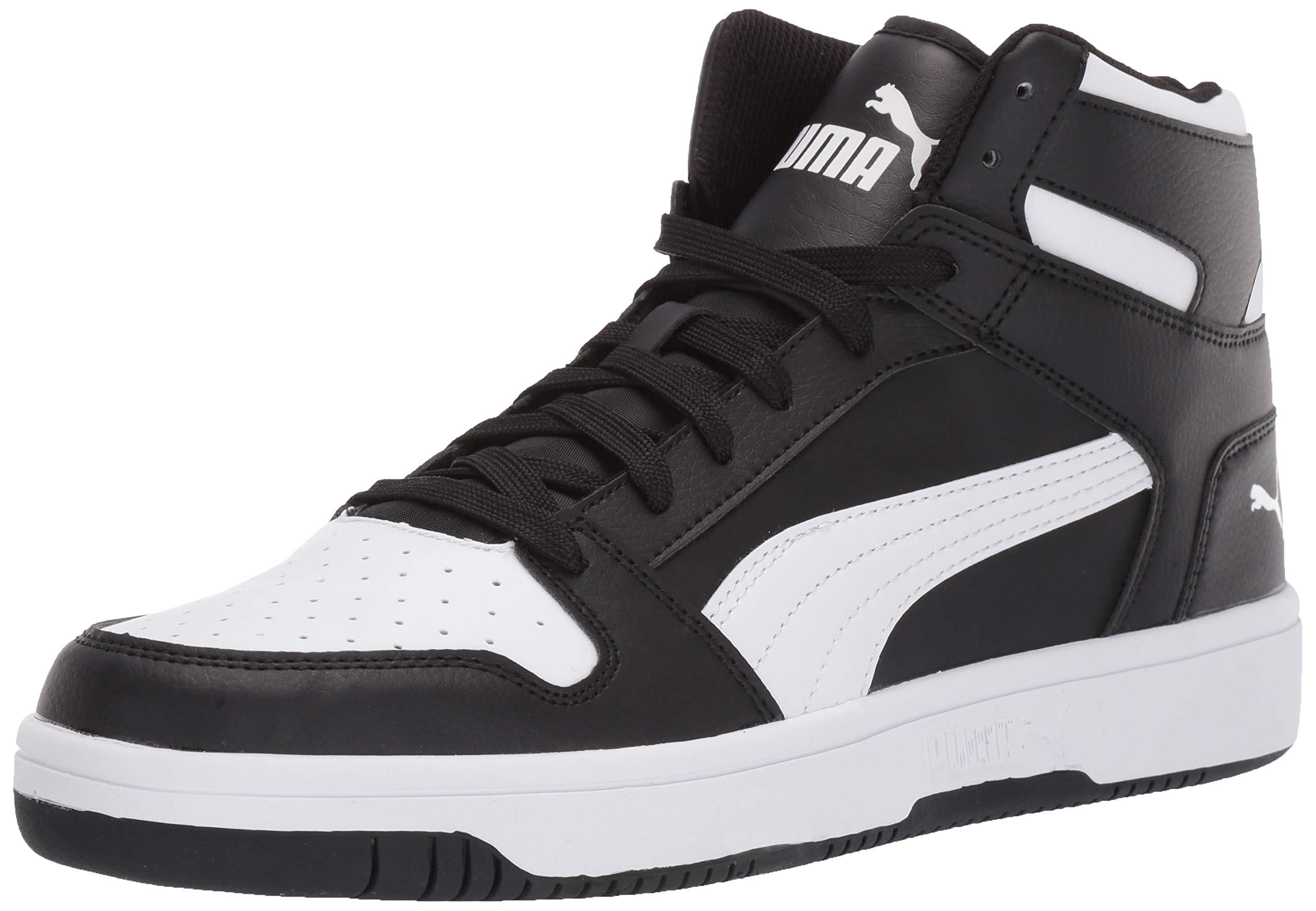 PUMA Rebound Layup Sneakers in Black/White (Black) for Men - Save 39% ...