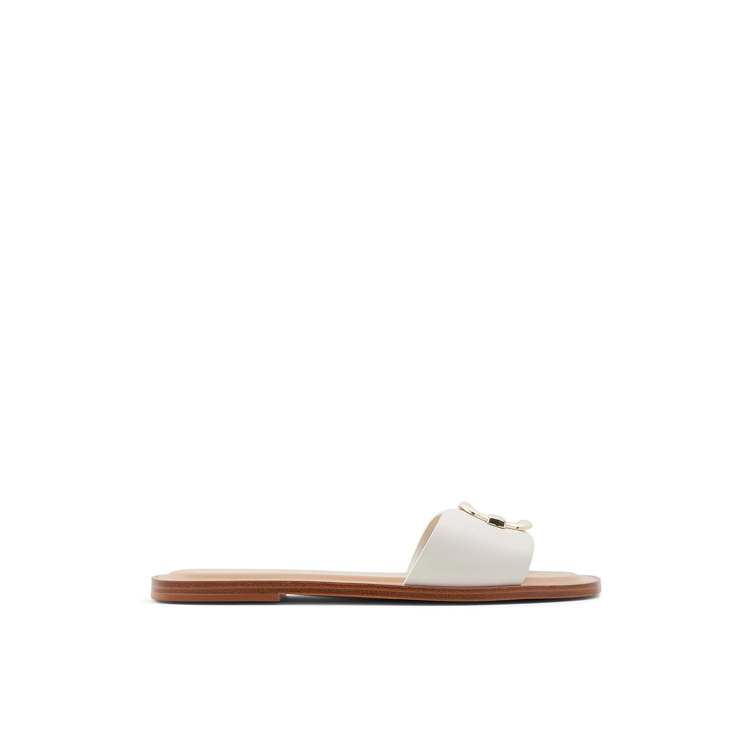 ALDO Glaeswen Slide Sandal in White | Lyst