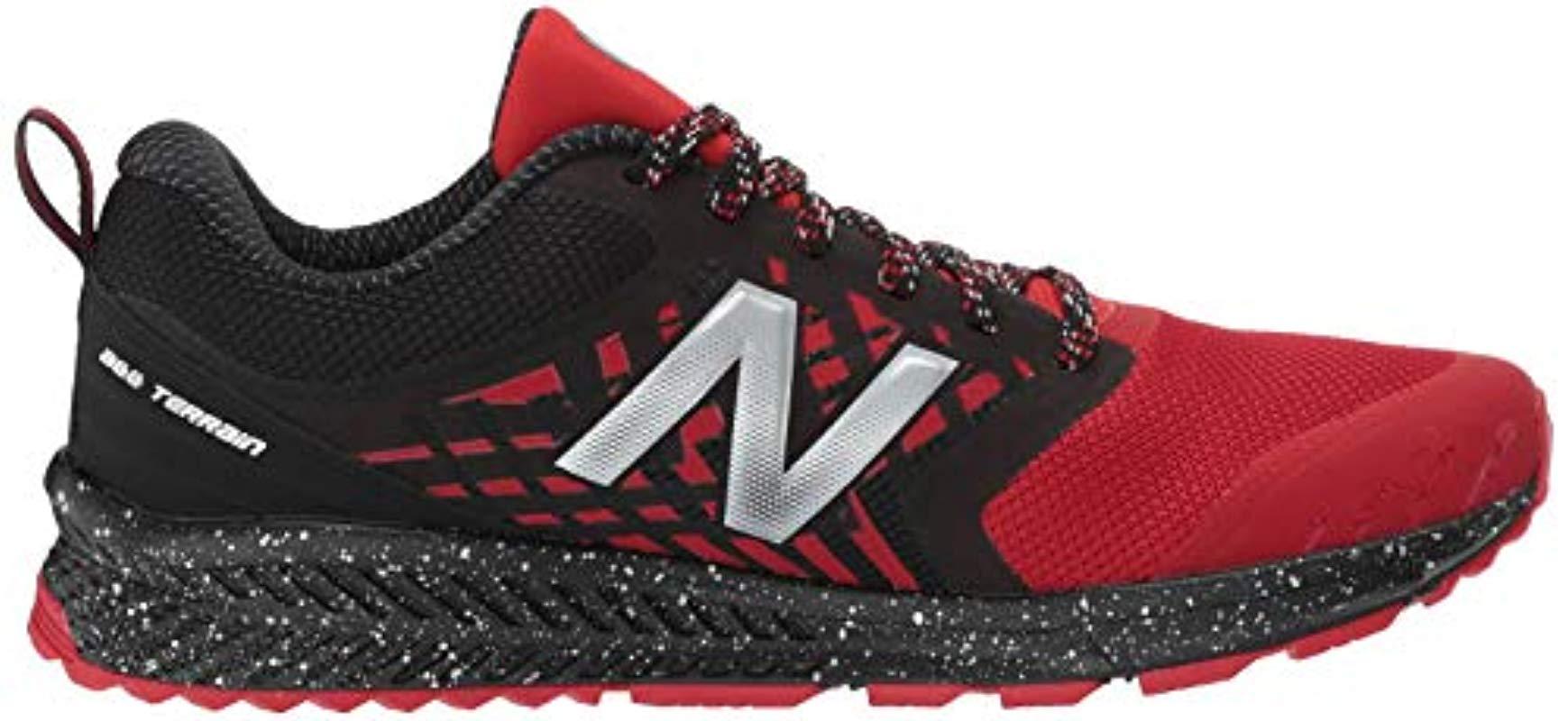 New Balance Nitrel V1 Fuelcore Trail Running Shoe in Red/Black (Red) for  Men | Lyst