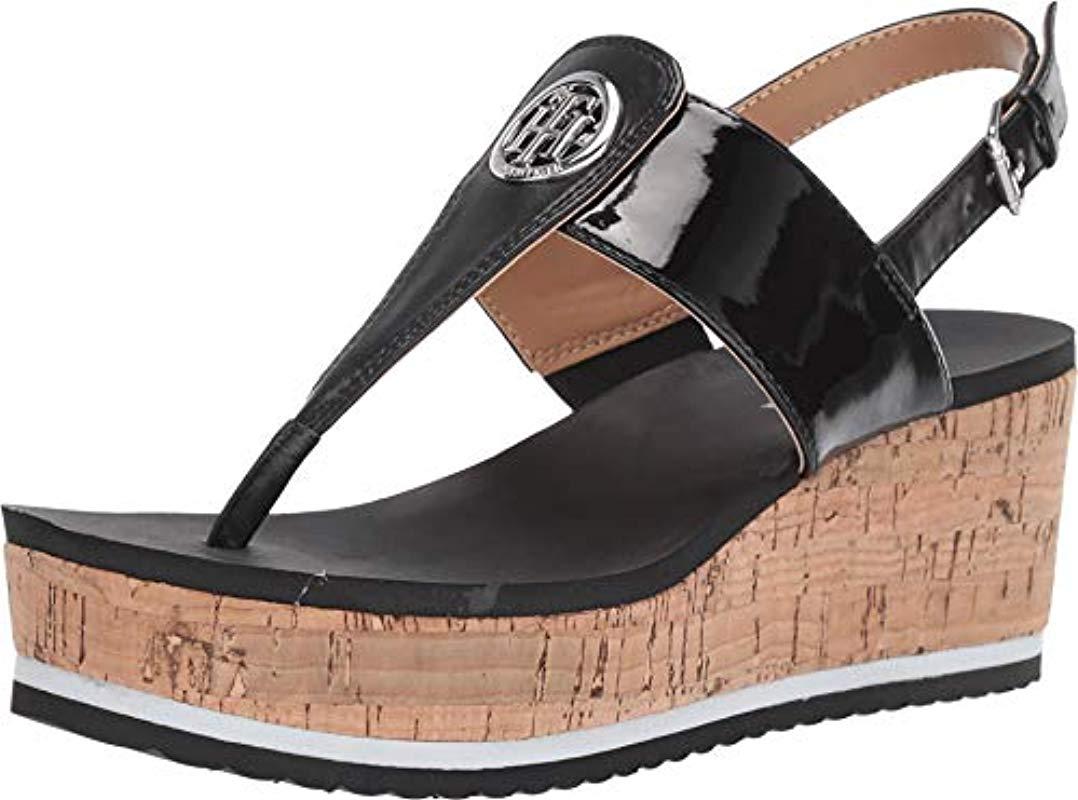 tommy hilfiger women's nhalia wedge sandals