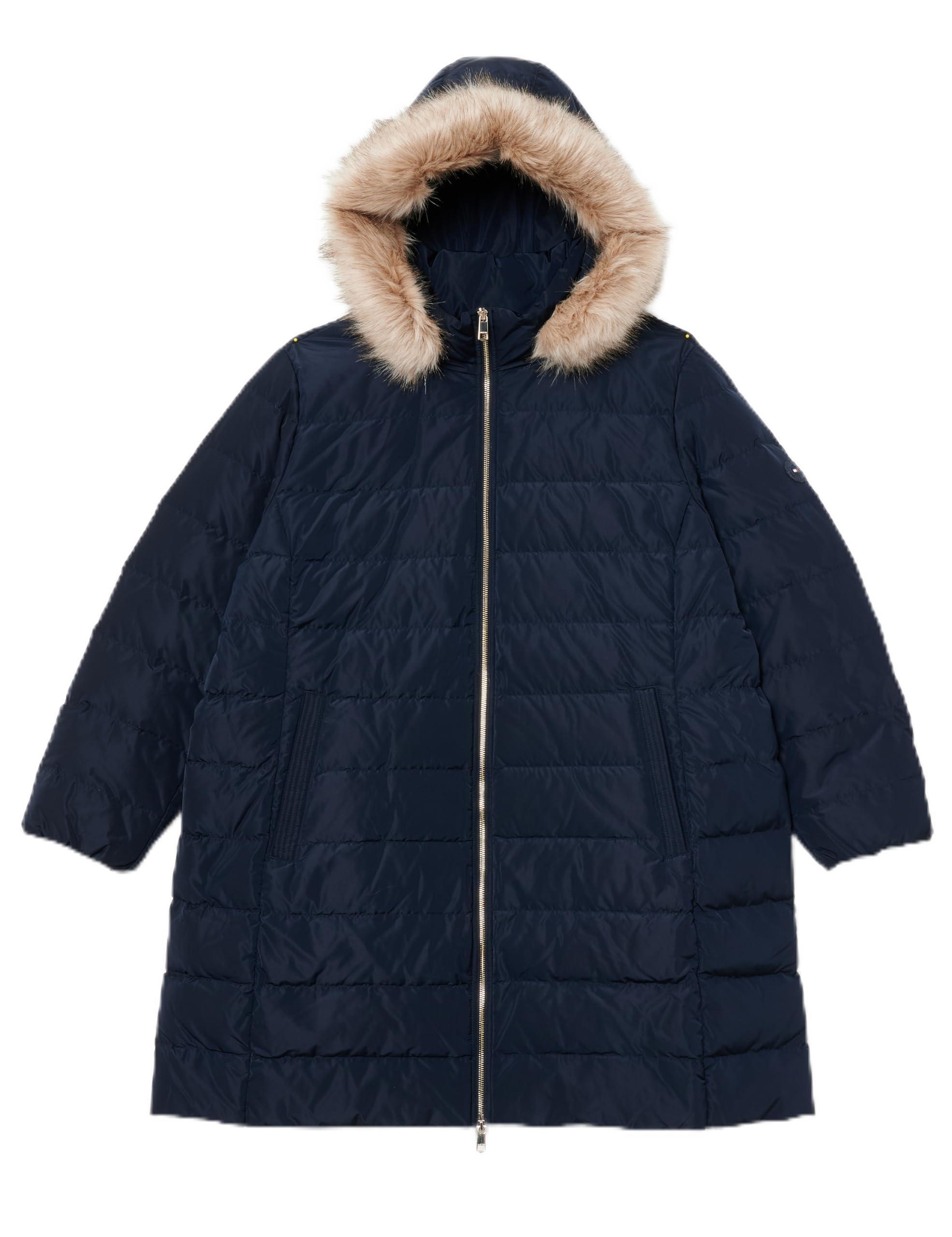 Down Jacket Abrigos Mujer Tommy Chaqueta Acolchada Repelente Al