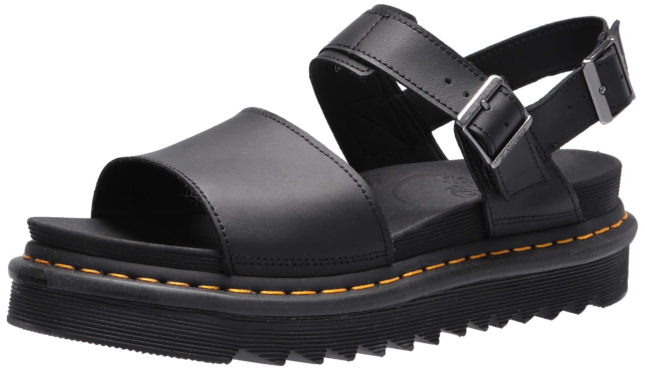 Dr. Martens Voss Leather Double Strap Sandals in Black - Save 48% - Lyst