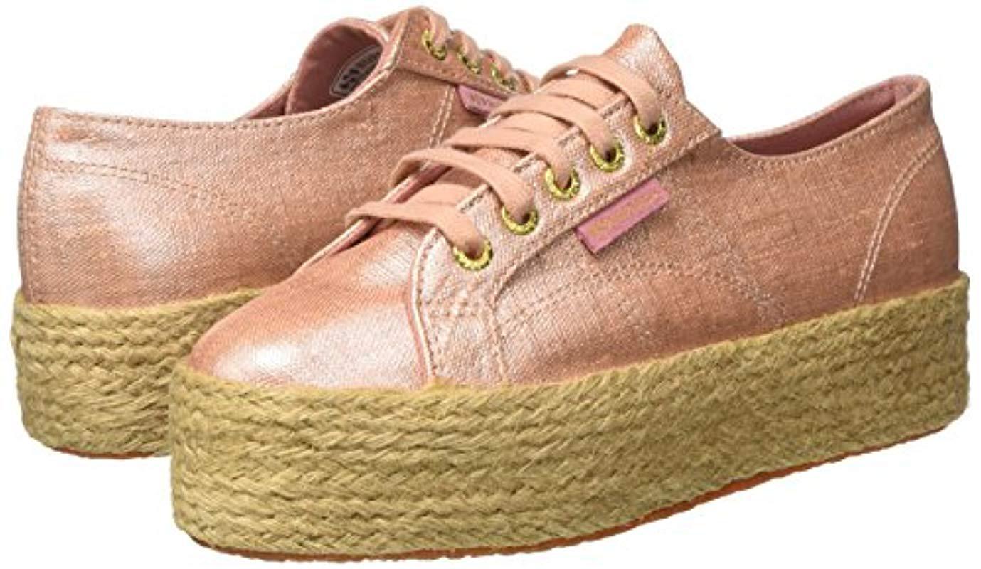 Superga Adults 2790 Linrbrropew Low-top Sneakers in Pink Rose Gold (Pink) -  Save 42% - Lyst