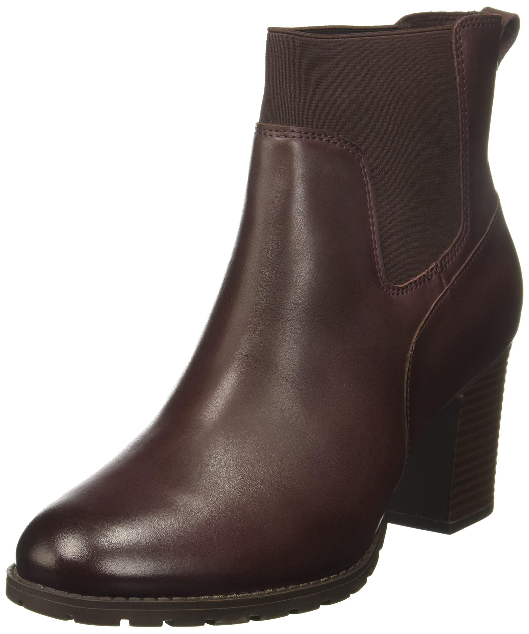 Clarks Leather Verona Ease in Burgundy Leather (Brown) - Save 72% | Lyst