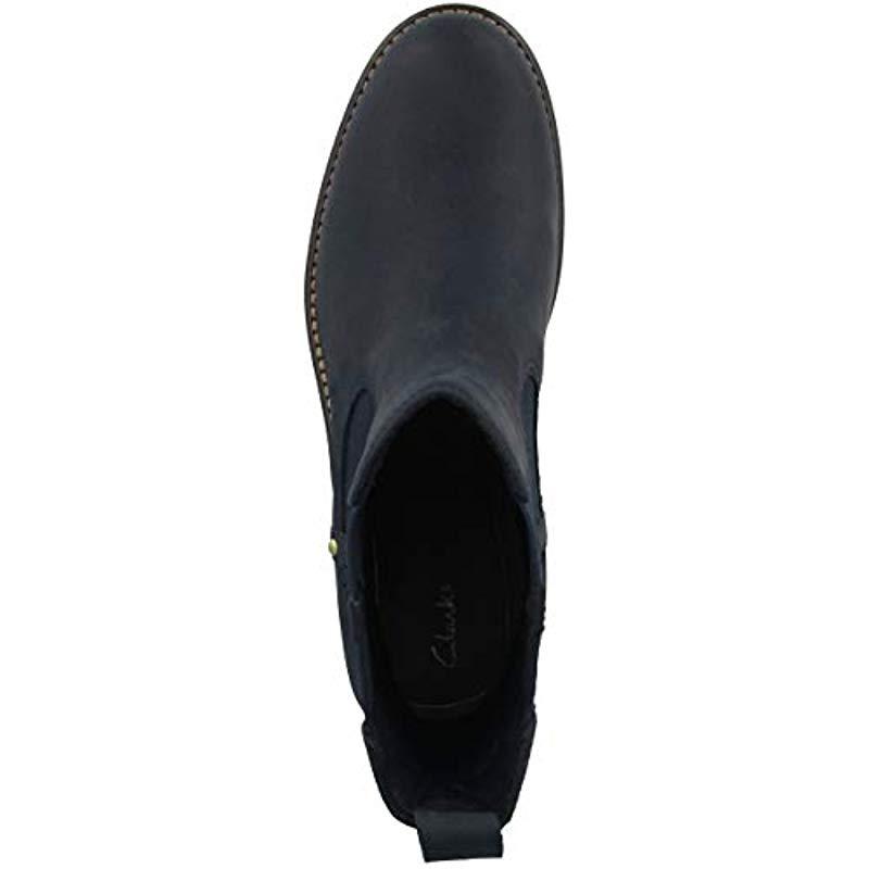 clarks navy orinoco boots