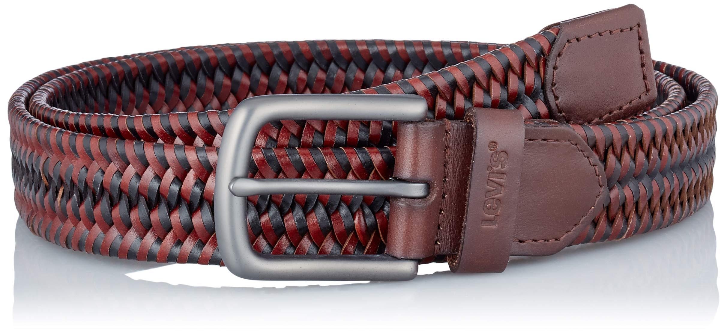 Levi's Woven Leather Stretch Belt in Black for Men | Lyst UK