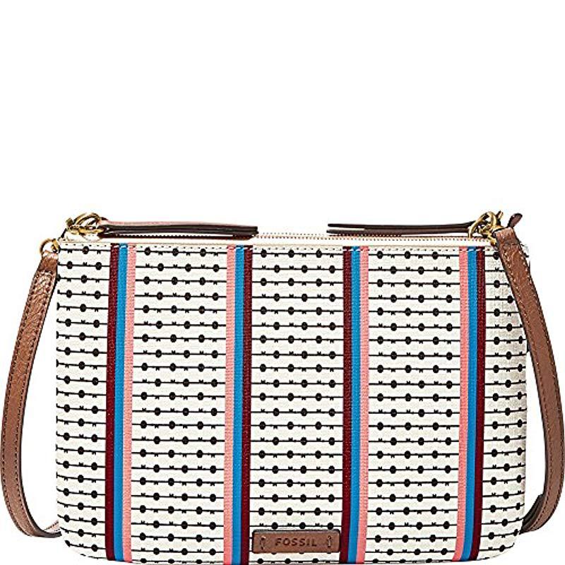 Fossil devon hotsell crossbody hearts