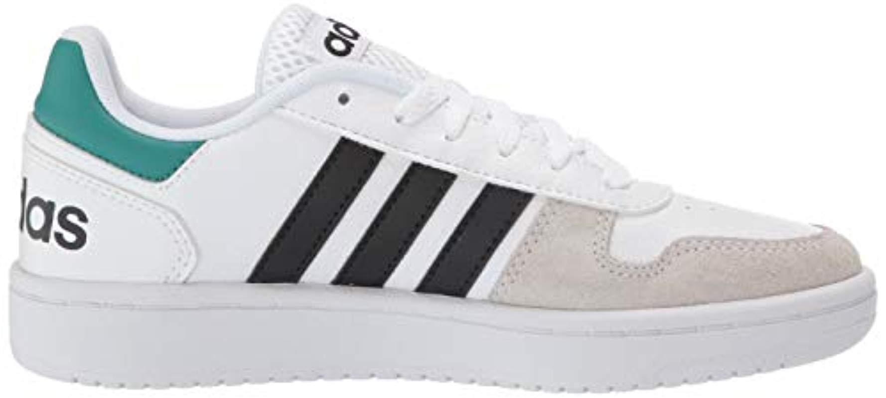 adidas hoops 2.0 low white